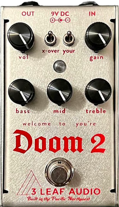 3 Leaf Audio Doom 2 Silver Red