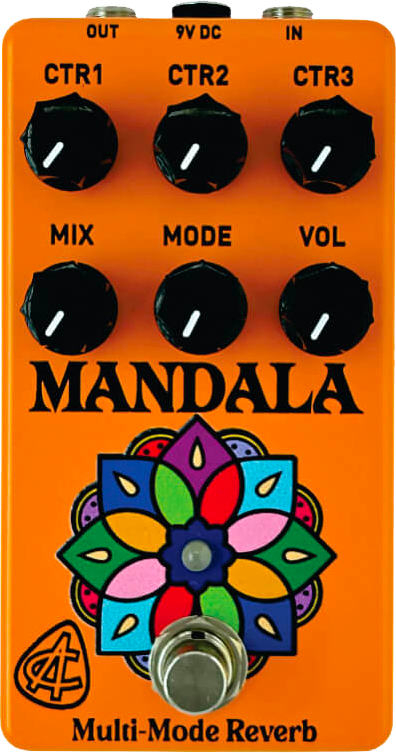 AC Pedals Mandala Orange