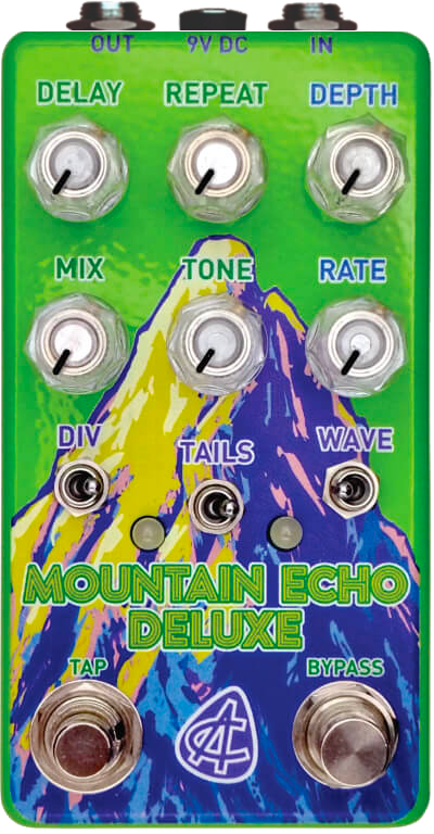 AC Pedals Mountain Echo Deluxe Green