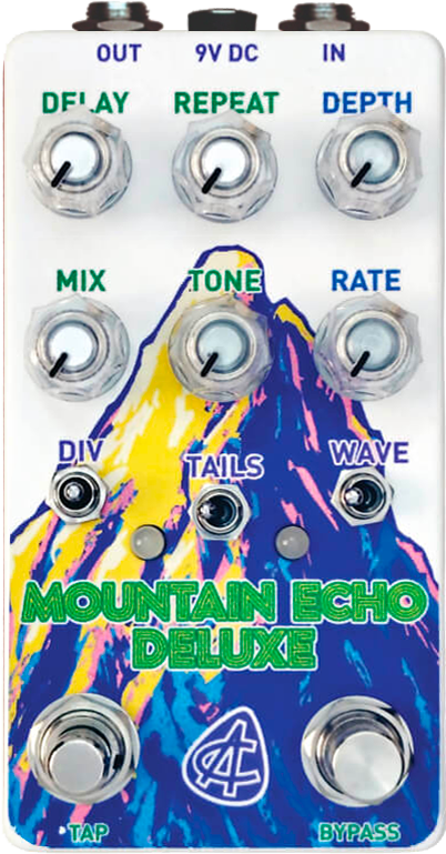 AC Pedals Mountain Echo Deluxe White