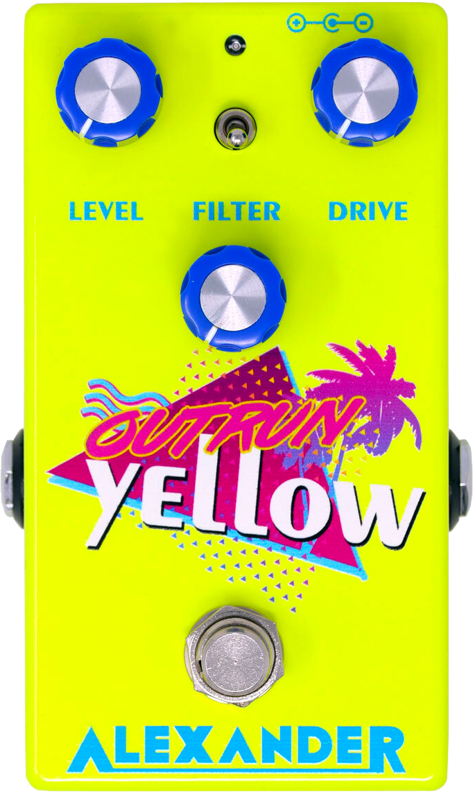 Alexander Pedals Outrun Yellow