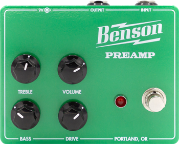 Benson Amps Preamp Green