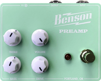 Benson Amps Preamp Seafoam