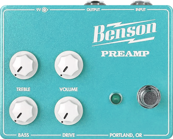 Benson Amps Preamp Turquoise