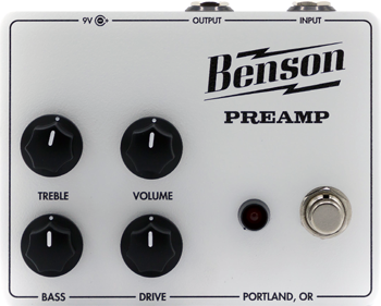 Benson Amps Preamp White