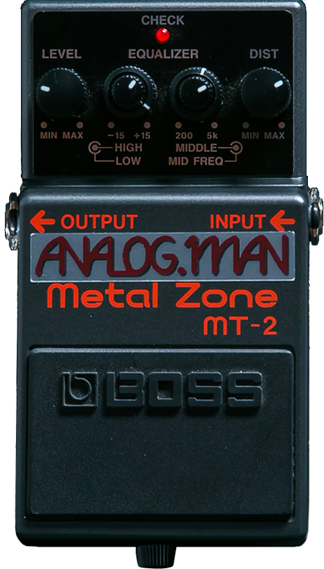 Boss MT-2 Metal Zone Analog Man Mod