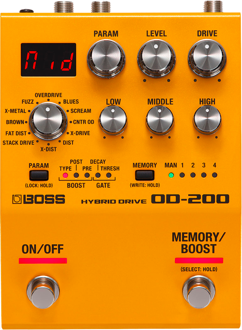 Boss OD-200 Hybrid Drive