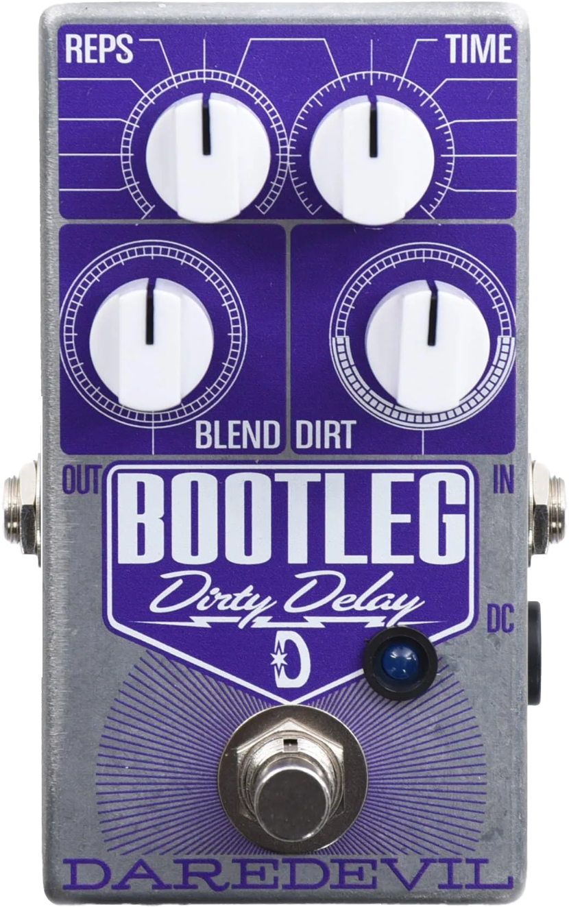 Daredevil Pedals Bootleg Dirty Delay V2 Purple