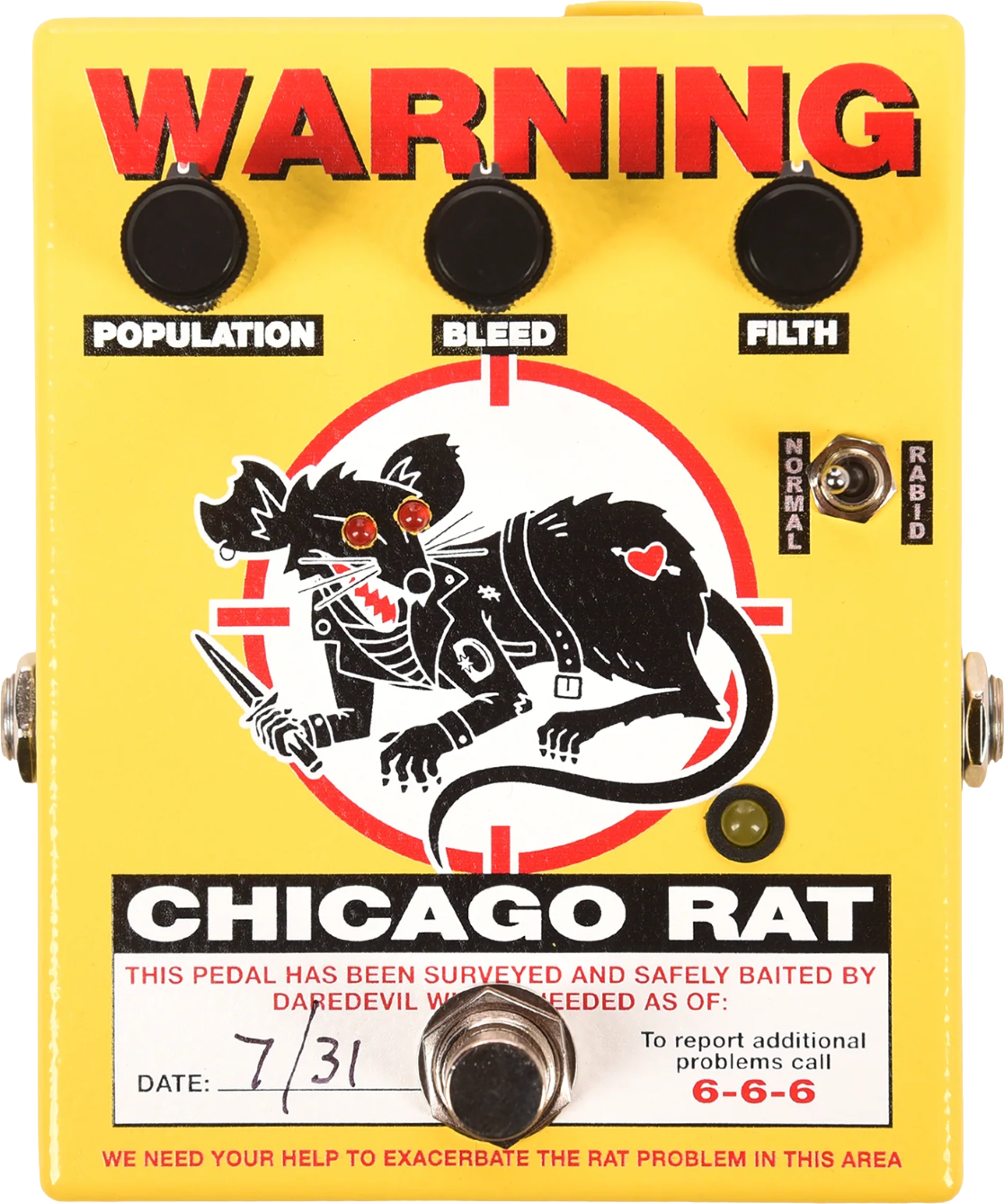 Daredevil Pedals Chicago RAT