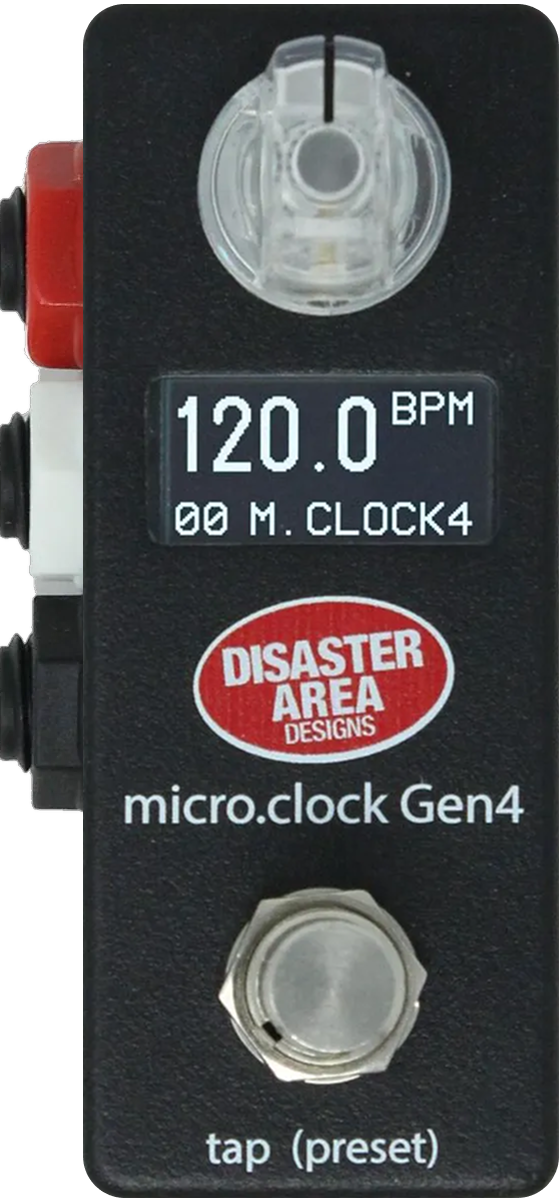 Disaster Area micro.clock Gen4 (Carbon Black)