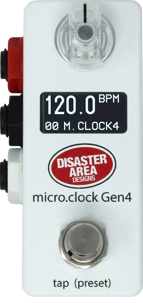 Disaster Area micro.clock Gen4 (Ghost White)