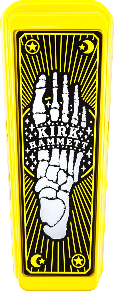 Dunlop Kirk Hammett Collection Cry Baby Wah Yellow Sparkle