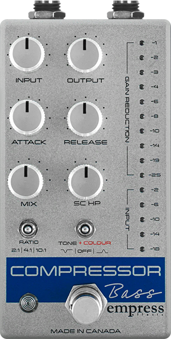 Empress Effects Bass Compressor Silver