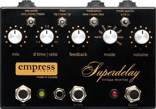 Empress Effects Superdelay Vintage Modified 