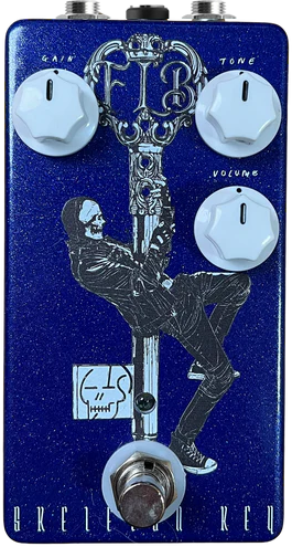 Funny Little Boxes Skeleton Key Blue