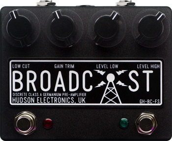 Hudson Electronics Broadcast Dual Foot Switch Black