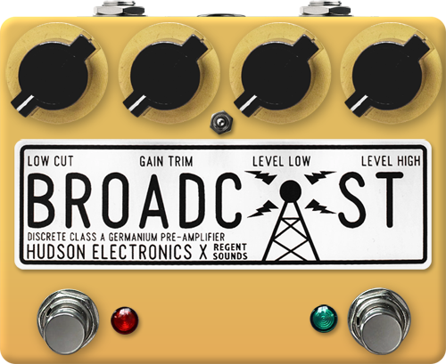 Hudson Electronics Broadcast Dual Foot Switch Regent