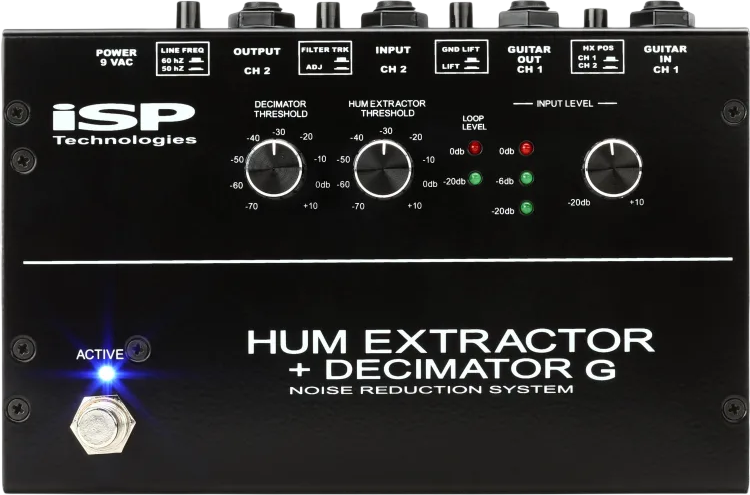 ISP Technologies SP Technologies Hum Extractor Decimator G Noise Reduction System