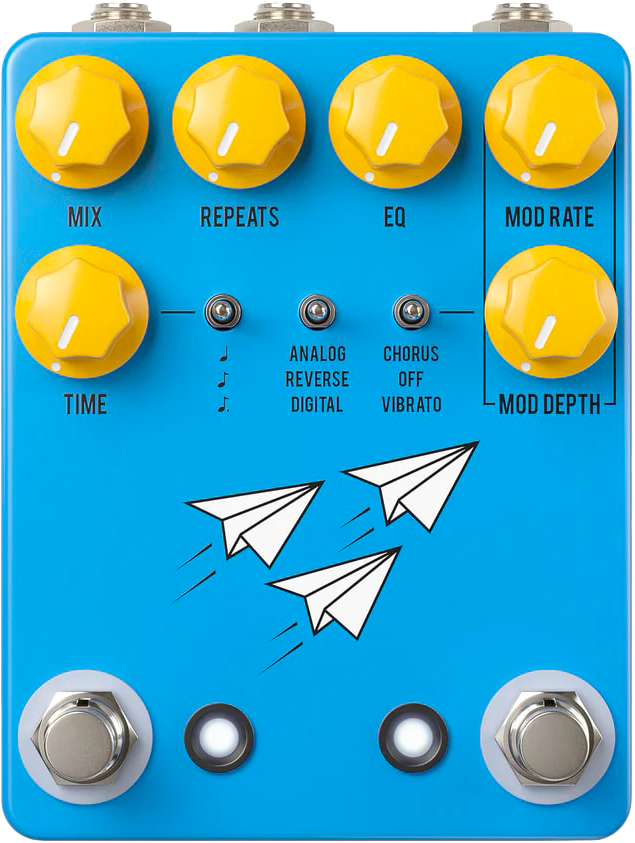 JHS Pedals Flight Delay Blue