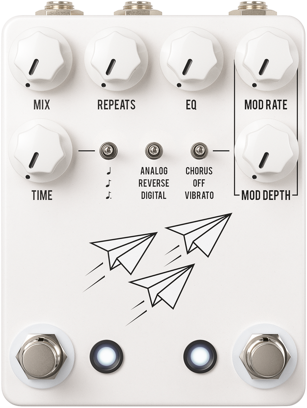 JHS Pedals Flight Delay White