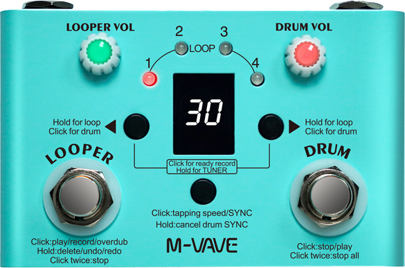 M-Vave Looper Drum