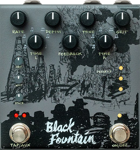 Old Blood Noise Endeavors Black Fountain Stereo Slate