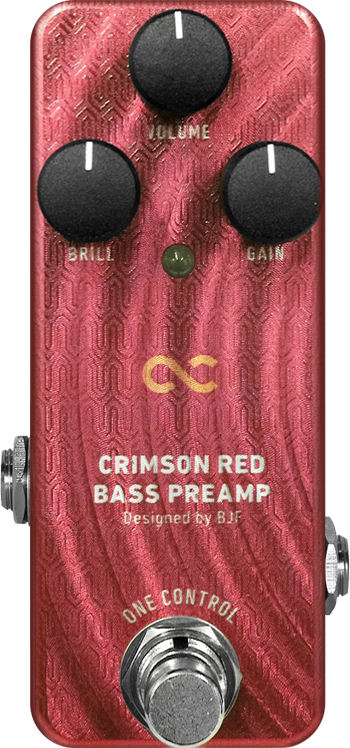 One Control Crimson Red Bass Preamp