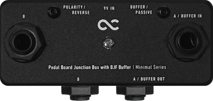 One Control Pedal Board Junction Box with BJF Buffer