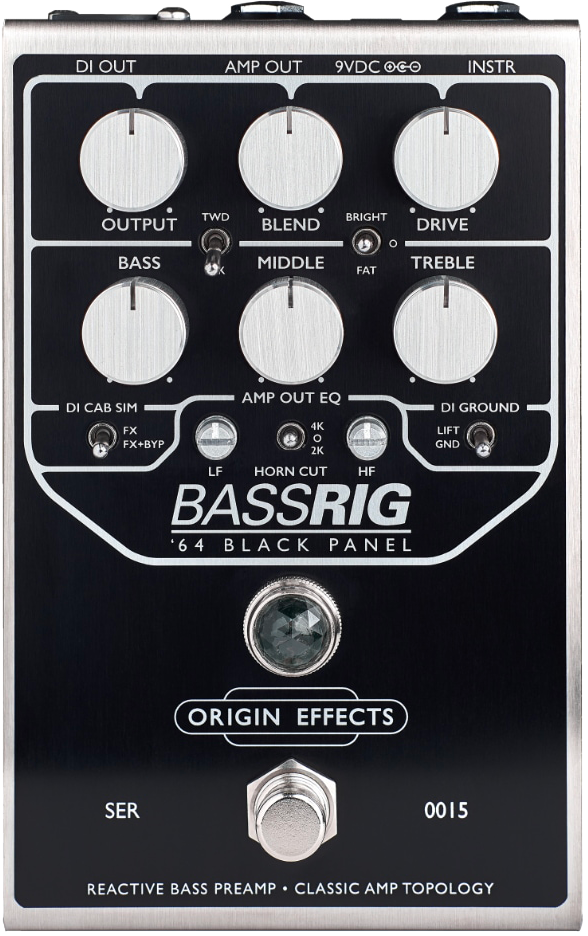 Origin Effects Bassrig 64 Black Panel