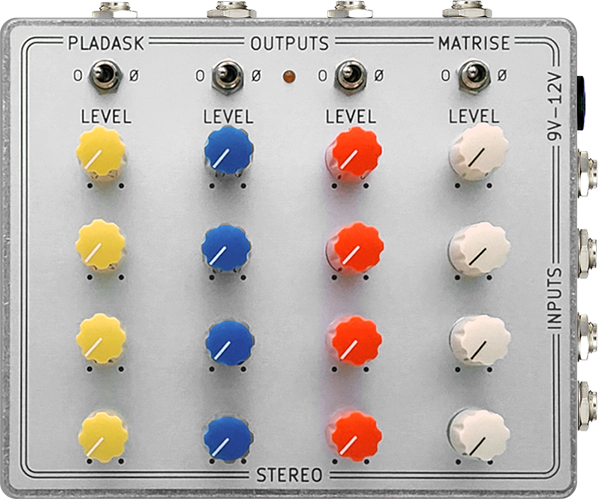 Pladask Elektrisk Stereo Matrise