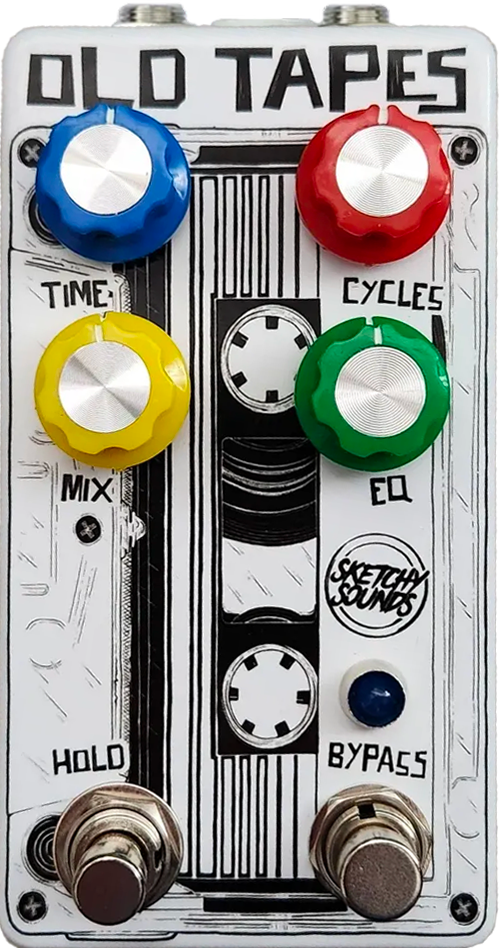 Sketchy Sounds Old Tapes White