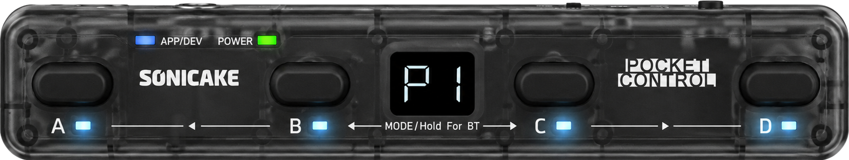 Sonicake Pocket Control (Black Transparent)
