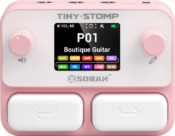 Soran Audio Tiny Stomp (Pink)