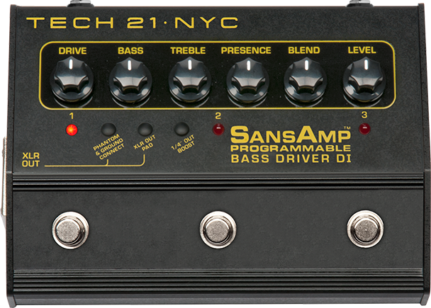 Tech 21 NYC SansAmp Programmable Bass Driver DI