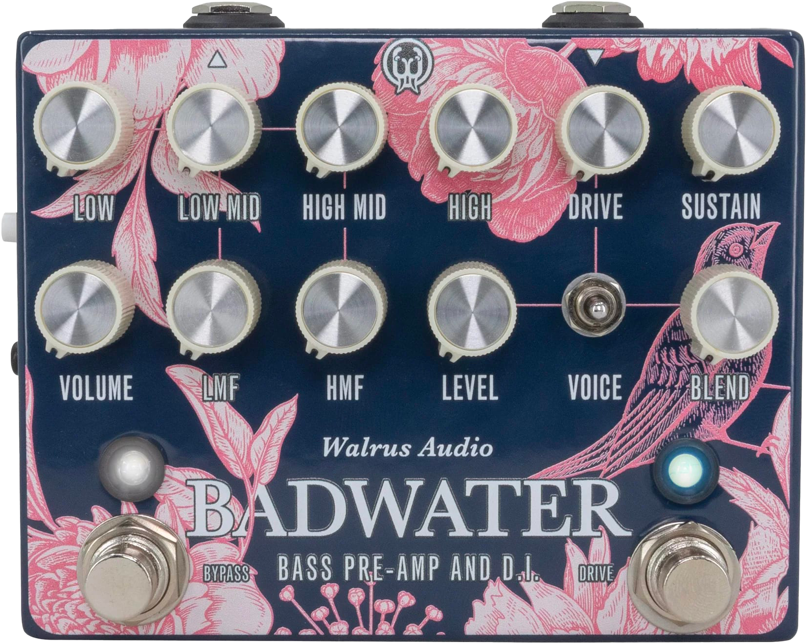 Walrus Audio Badwater Bass Pre-amp and DI Floral Series