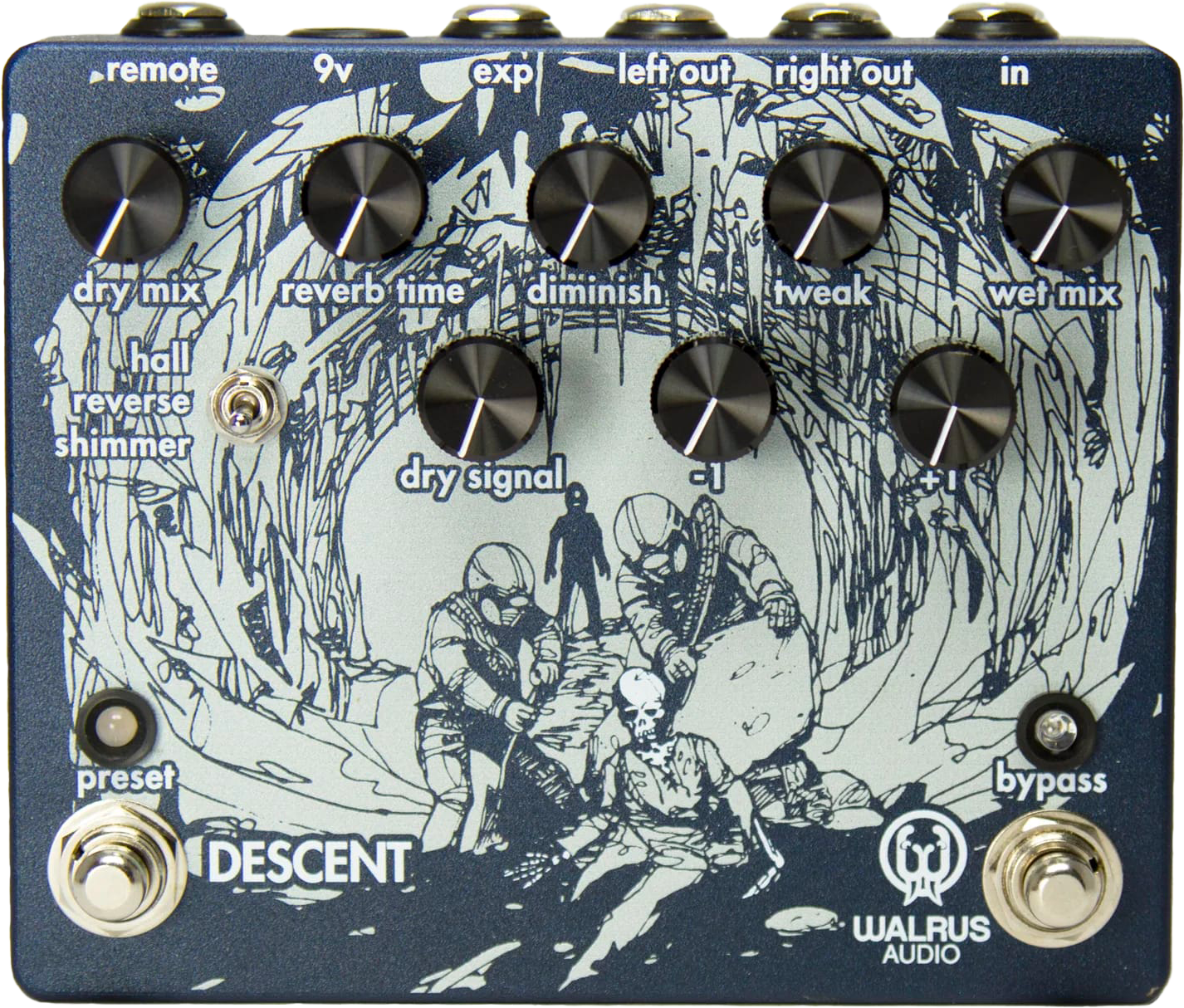 Walrus Audio Descent Reverb Octave Machine