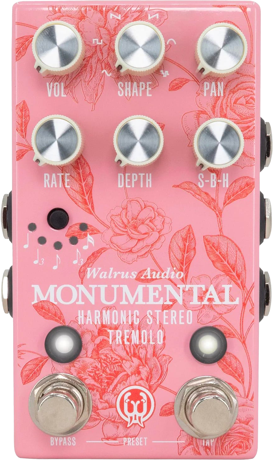 Walrus Audio Monumental Harmonic Stereo Tremolo Floral Series
