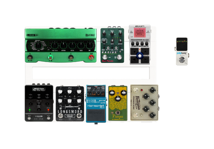 Actual pedalboard