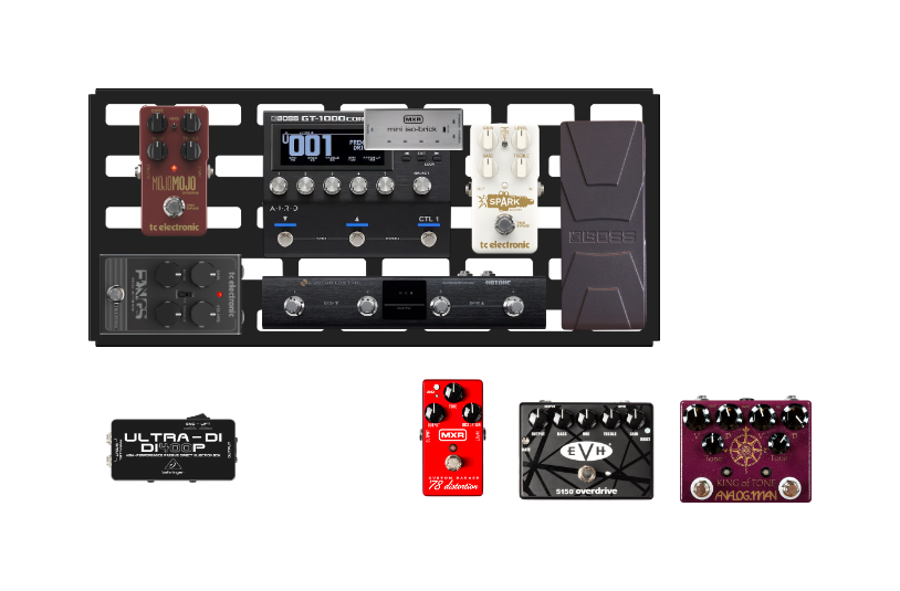 'Pico Halen' Pedalboard Final