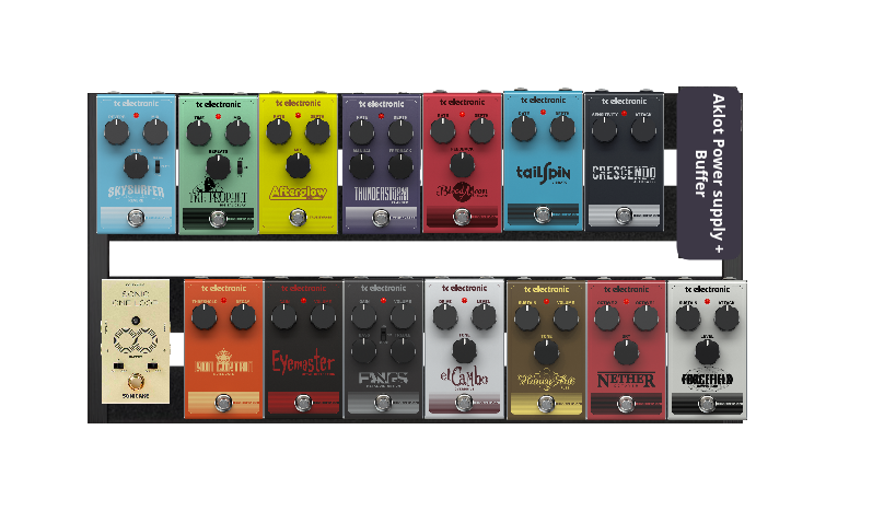 My TC Electronic pedalboard